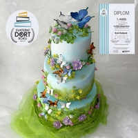 Svatební design dortu 2017